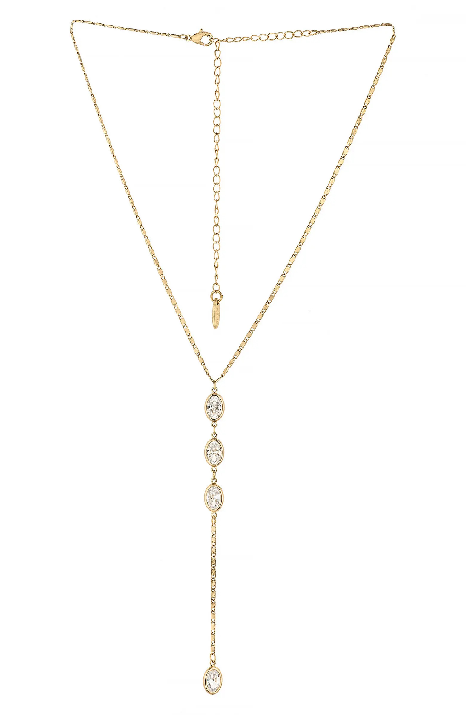 Cubic Zirconia Y-Necklace | Nordstrom