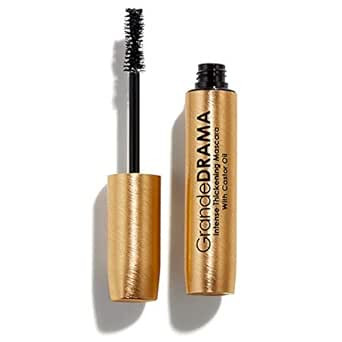 Grande Cosmetics GrandeDRAMA Intense Thickening Mascara with Castor Oil, Volumizing, Conditioning... | Amazon (US)