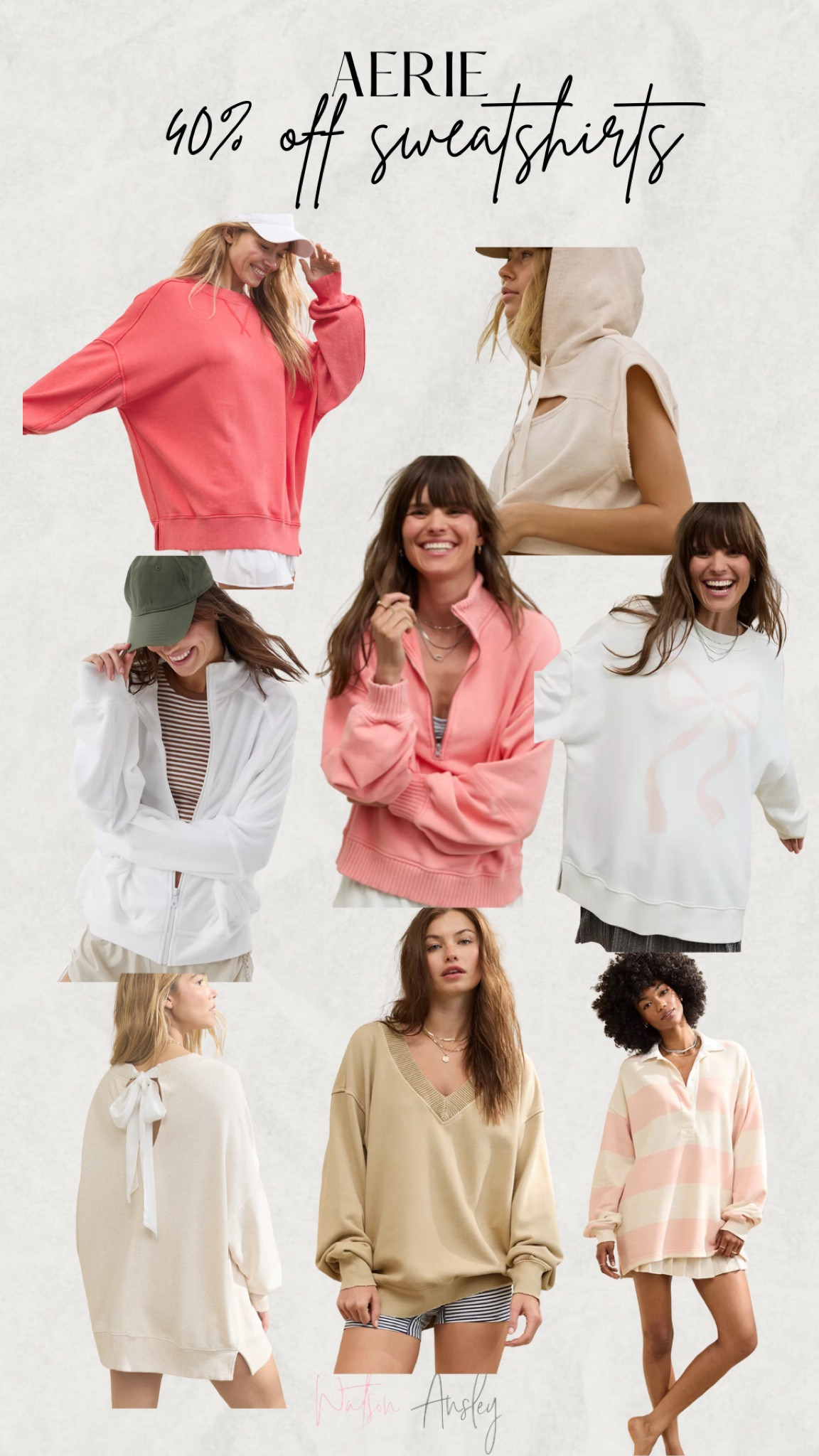 Shop 40% off the cutest & coziest sweatshirts from Aerie below!



#LTKStyleTip #LTKFindsUnder50 #LTKSaleAlert