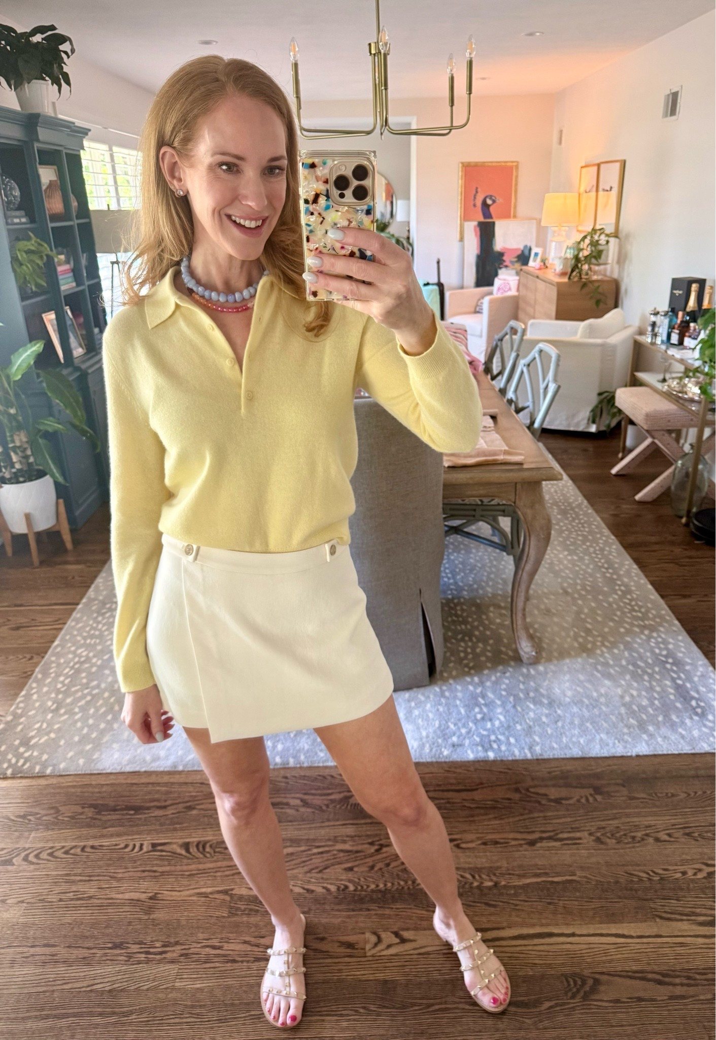 My favorite spring outfit! This skort and sweater from @Aritzia are chic and perfect for any occasion!

#LTKootd #LTKOver40 #LTKSeasonal