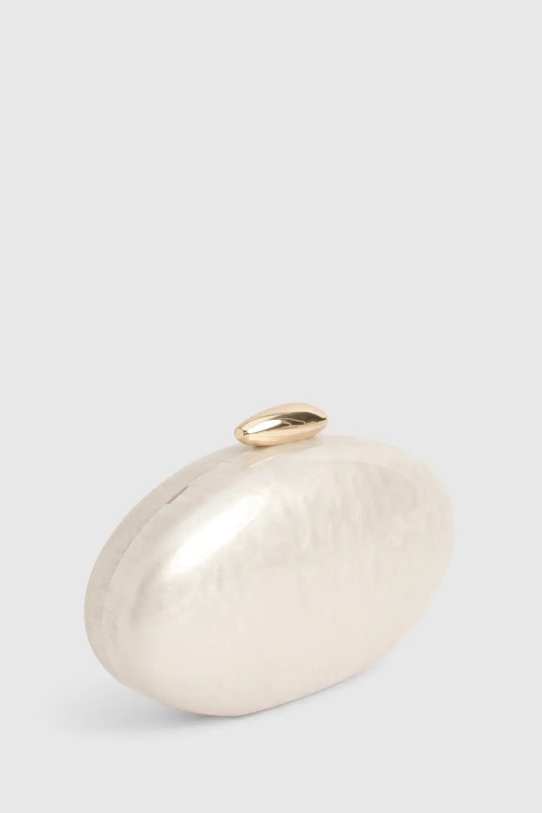Marble Acrylic Oval Clutch Bag | Boohoo.com (UK & IE)