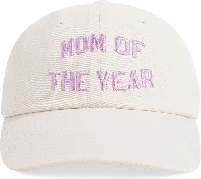 Mom of the Year Cotton Twill Baseball Cap | Nordstrom