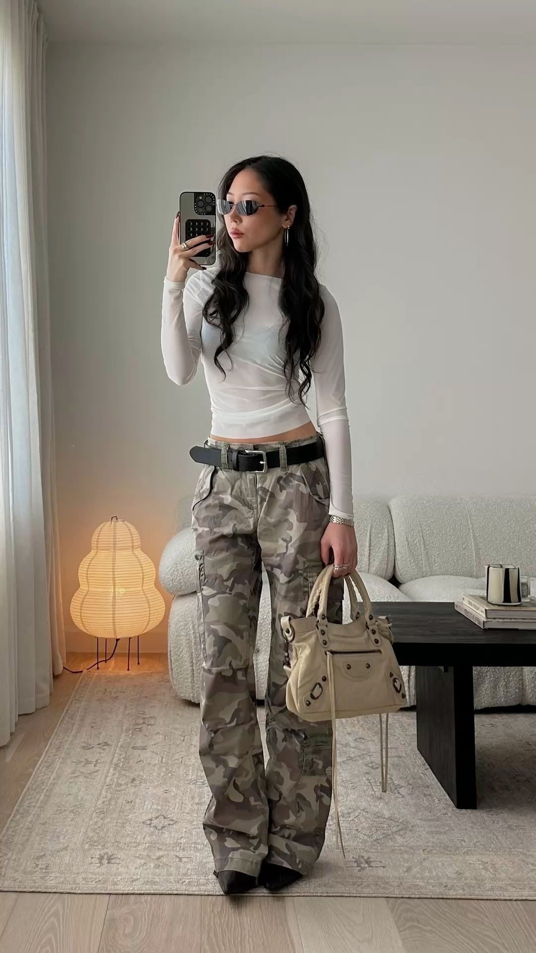 sheer top is size xs & on sale for black friday!
camo cargos are old Abercrombie (linked similar)

#LTKCyberWeek #LTKSaleAlert #LTKootd