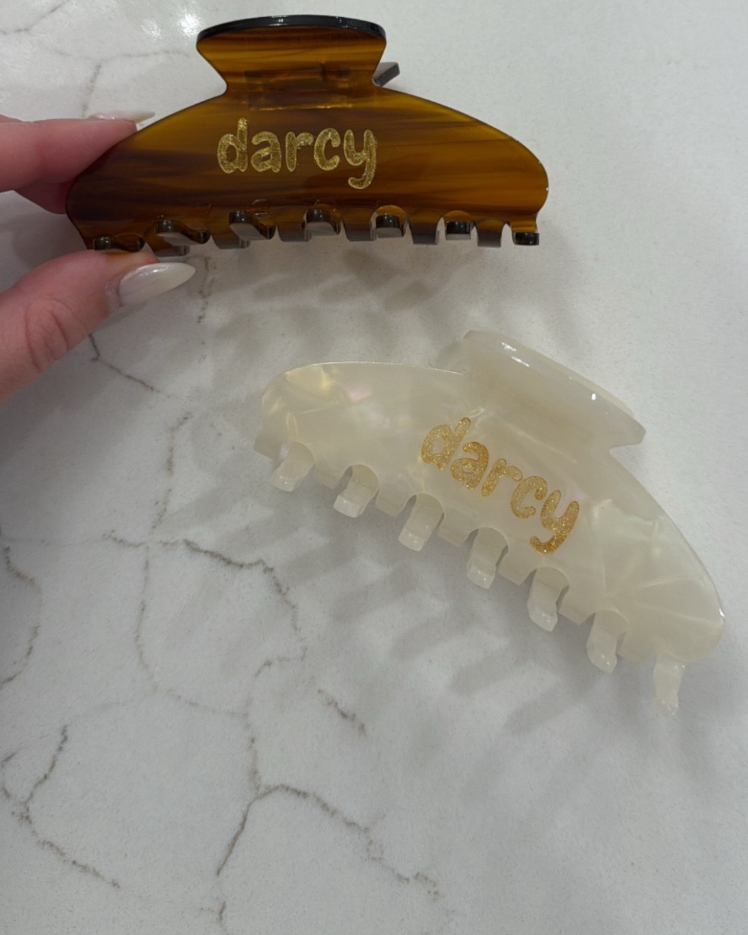 so obsessed.

one of my best finds 🫶🏻🫶🏻🫶🏻
CUSTOM NAME CLAW CLIPS!!!

#LTKHoliday #LTKFindsUnder50 #LTKGiftGuide