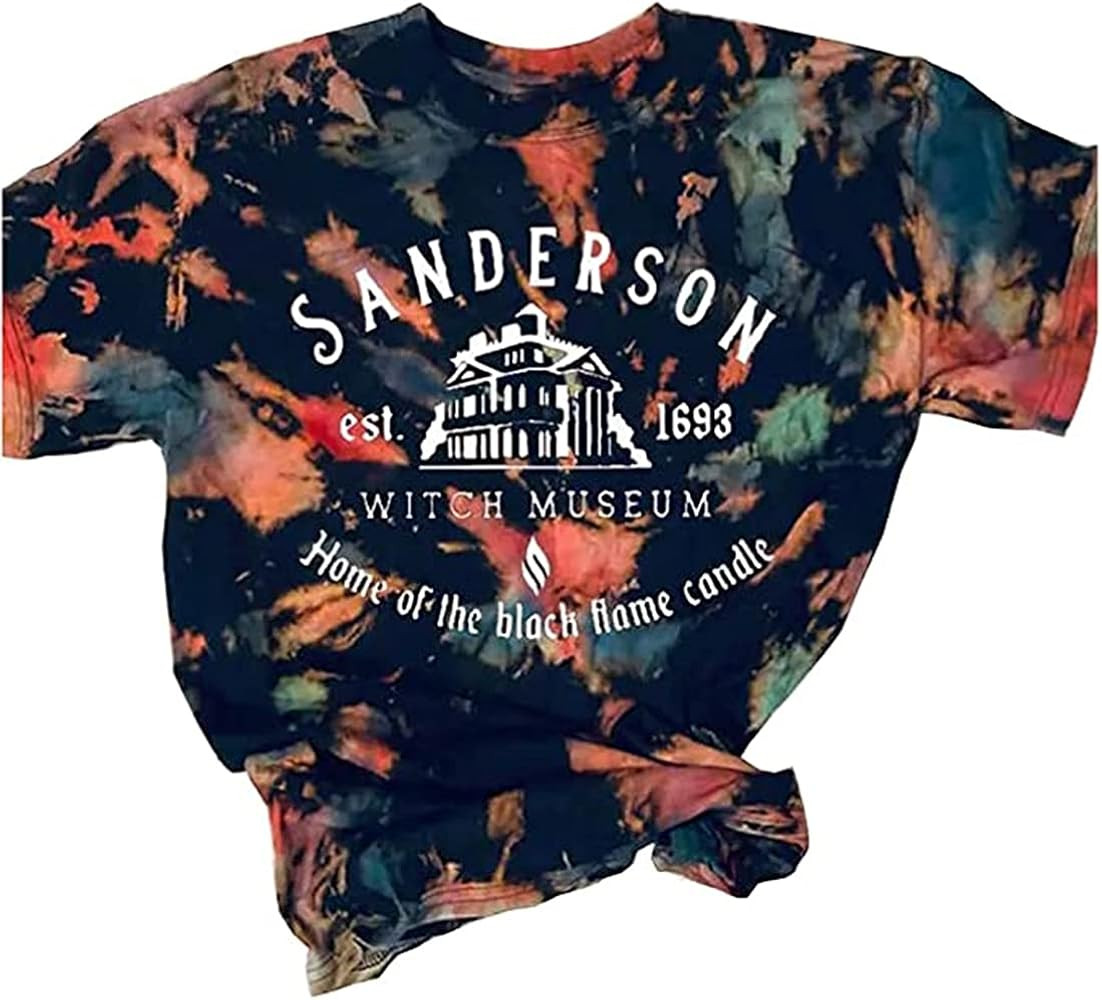 VKEGNIO Sanderson Sisters Halloween Shirt Women Sanderson Bed and Breakfast Tee Hocus Pocus Funny... | Amazon (US)