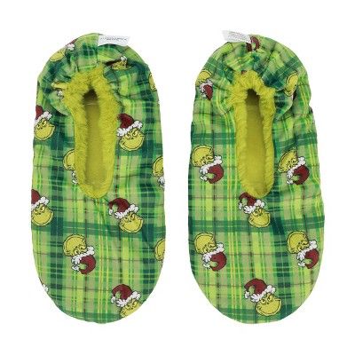 Adult Reversible Grinch Slipper Socks | Target