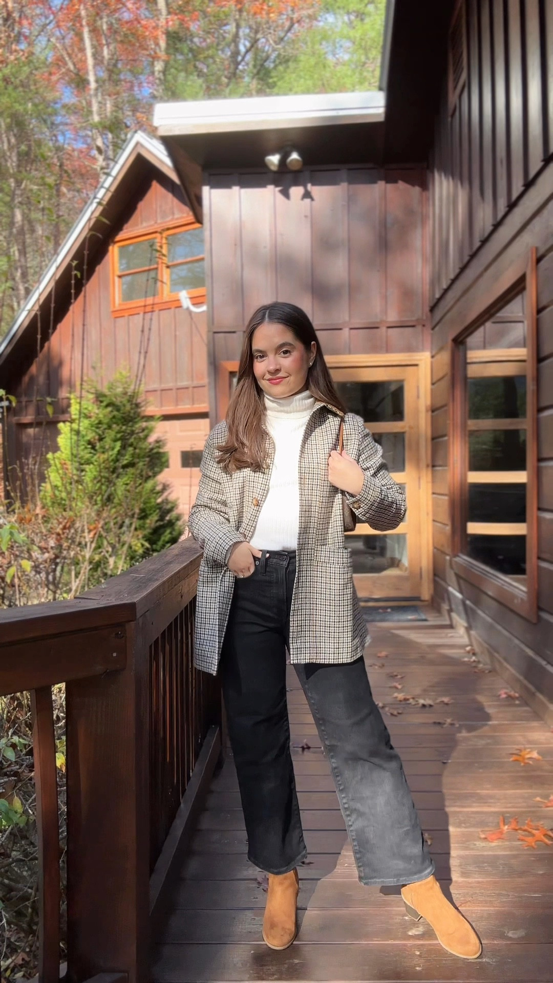 Sézane Plaid Jacket, Petite Perfect Vintage Jeans, Arlette Turtleneck from J. McLaughlin 


#LTKCyberWeek #LTKSeasonal #LTKFindsUnder100