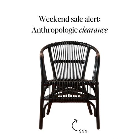 Weekend Sale alert: This chair is only $99! Rattan is hot again this year and this chair, in a modern black, is perfect around the pool or as a bold refresh for the porch. 

Anthropologie does it again. Vintage style but new. 

Style with bold cushions or try simple luxe with white. 

Outdoor living, anthrofinds, Sumer style, spring style, patio decor, outdoor furniture, pool decor, pool furniture, vintage, rattan, modern coastal, grandmillenial decor, palm beach chic. 

#LTKfindsunder100 #LTKhome #LTKSeasonal