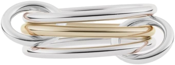 Waterproof Linked Ring, Link Ring (Acacia), stackable Ring(solarium), Minimalism style for women,... | Amazon (US)