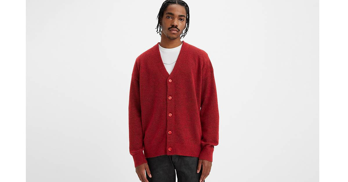 Coit Boxy Cardigan - Red | Levi's® US | LEVI'S (US)