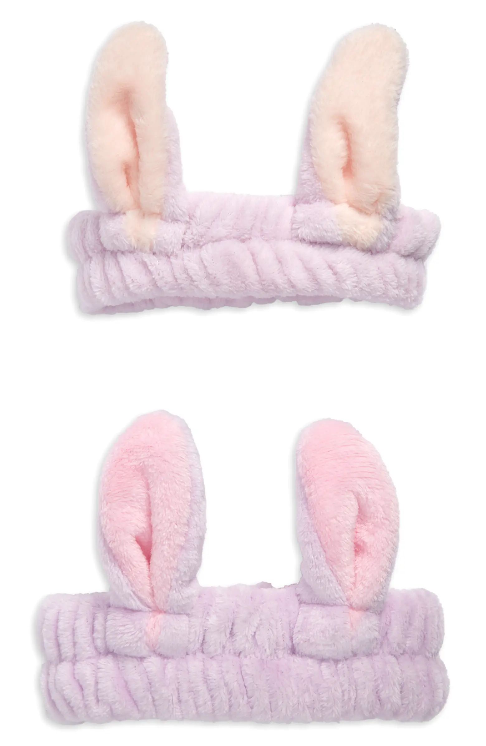 Kids' Assorted 2-Pack Easter Bunny Spa Headbands | Nordstrom