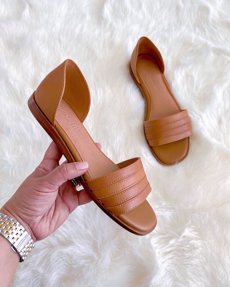 Madewell Nelda d’Orsay flat sandals true to size. Available in several colors and on sale! Copy promo code below and paste at checkout to receive 25% off your Madewell purchase. These sandals have such a comfortable footbed and they’re a great neutral color! 

#liketkit @shop.ltk https://liketk.it/4jebW

Summer sandals, summer shoes, summer footwear, shoe wishlist, neutral sandals, versatile neutral sandals, summer slides, flat sandals, spring slides, brown sandals, brown  slides, camel sandals, neutral slides, Madewell shoes, Madewell flats, Madewell sandals, fall shoes, fall sandals 

#LTKSeasonal #LTKshoecrush #LTKSale