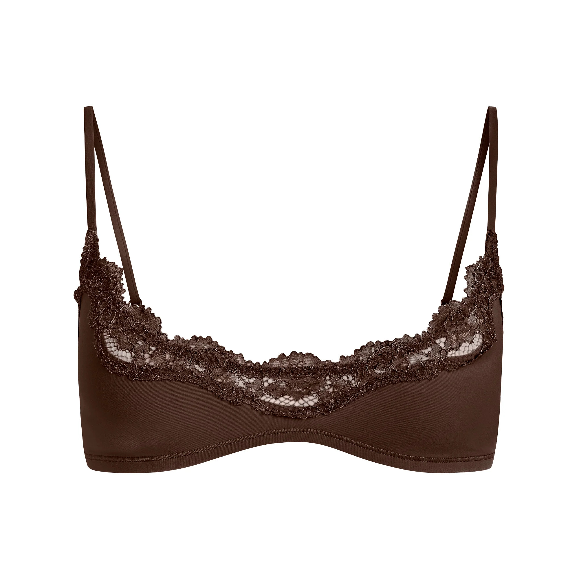 FITS EVERYBODY LACE SCOOP BRALETTE | ESPRESSO | SKIMS | SKIMS (US)