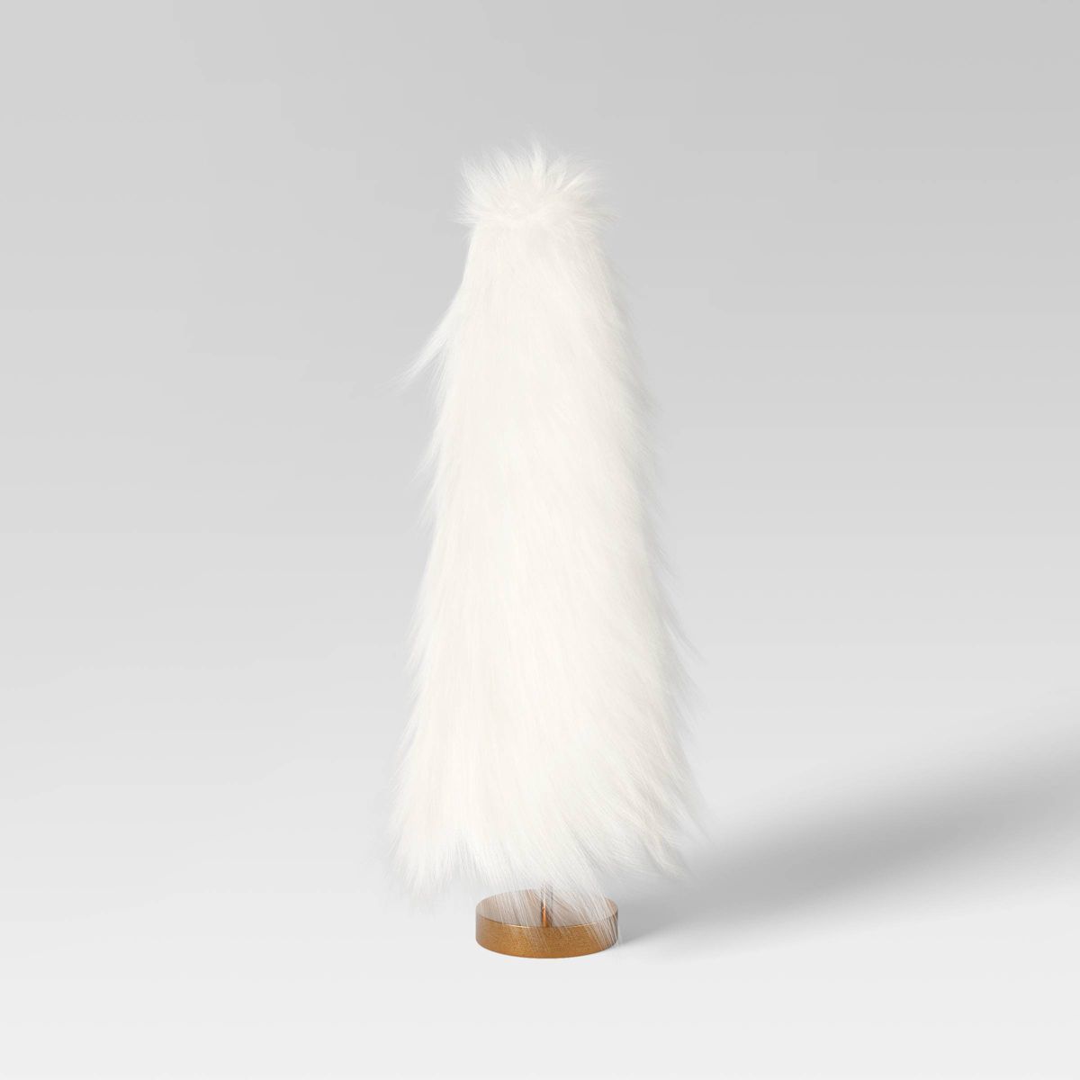 18" Faux Fur Christmas Tree Sculpture - Wondershop™ White | Target