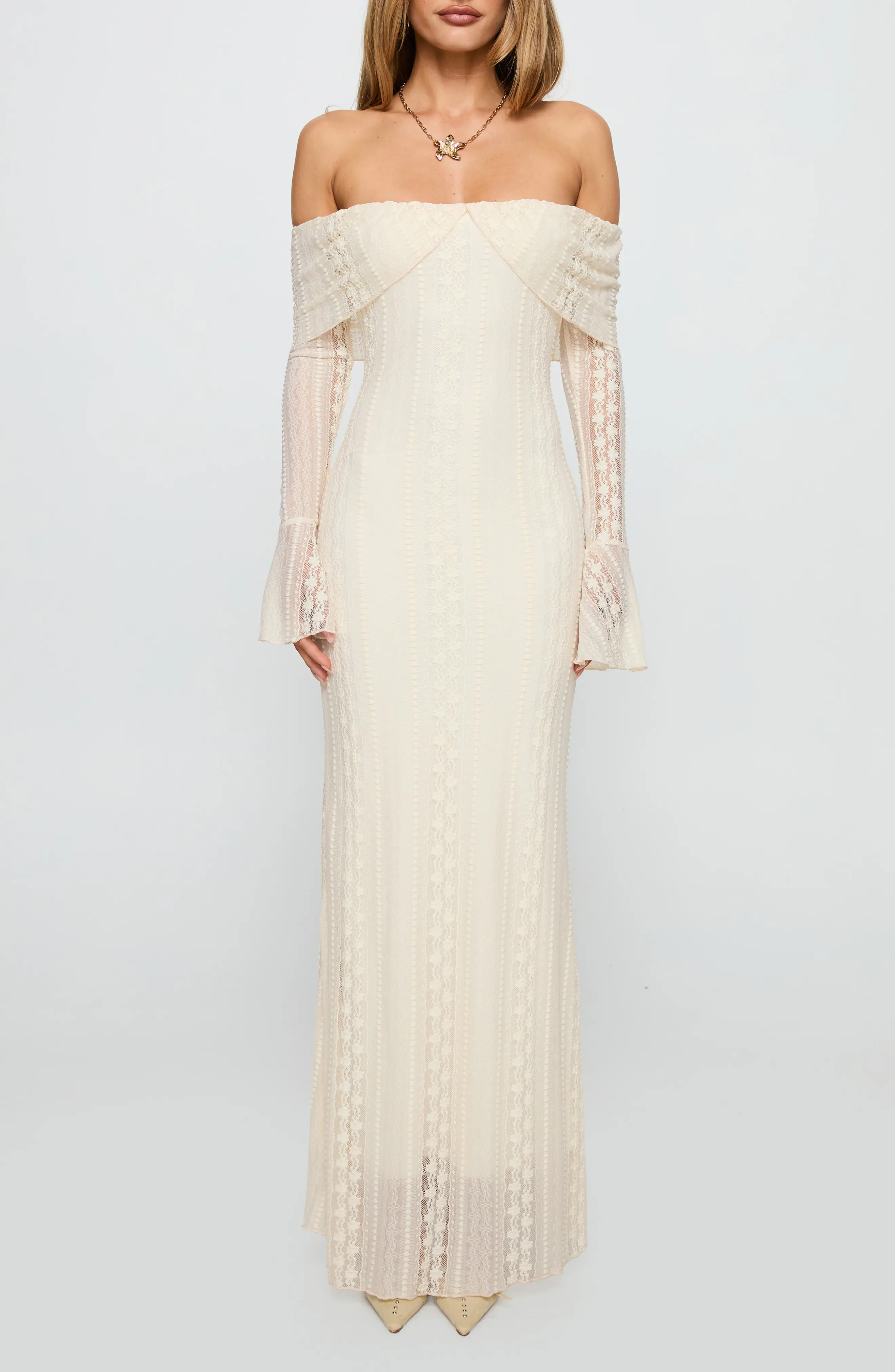 Perdita Long Sleeve Lace Maxi Dress (Women) | Nordstrom | Nordstrom