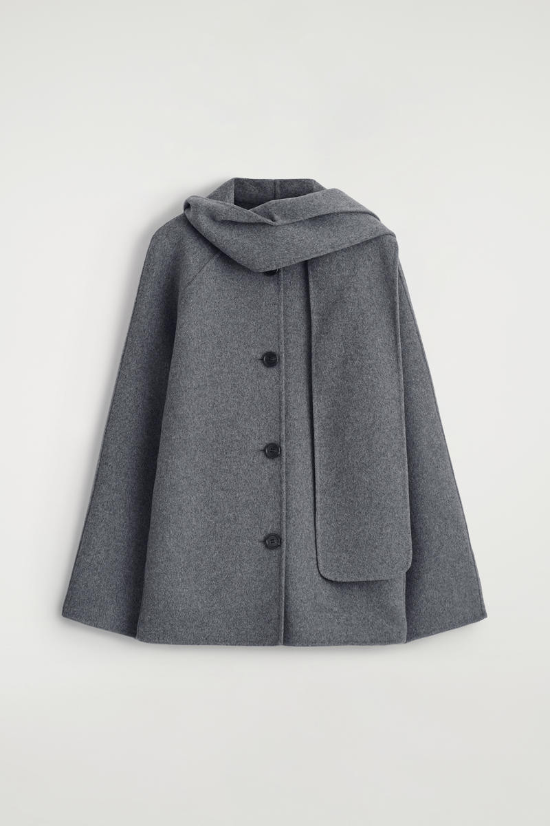 Double-Faced Wool Scarf Jacket | COS UK