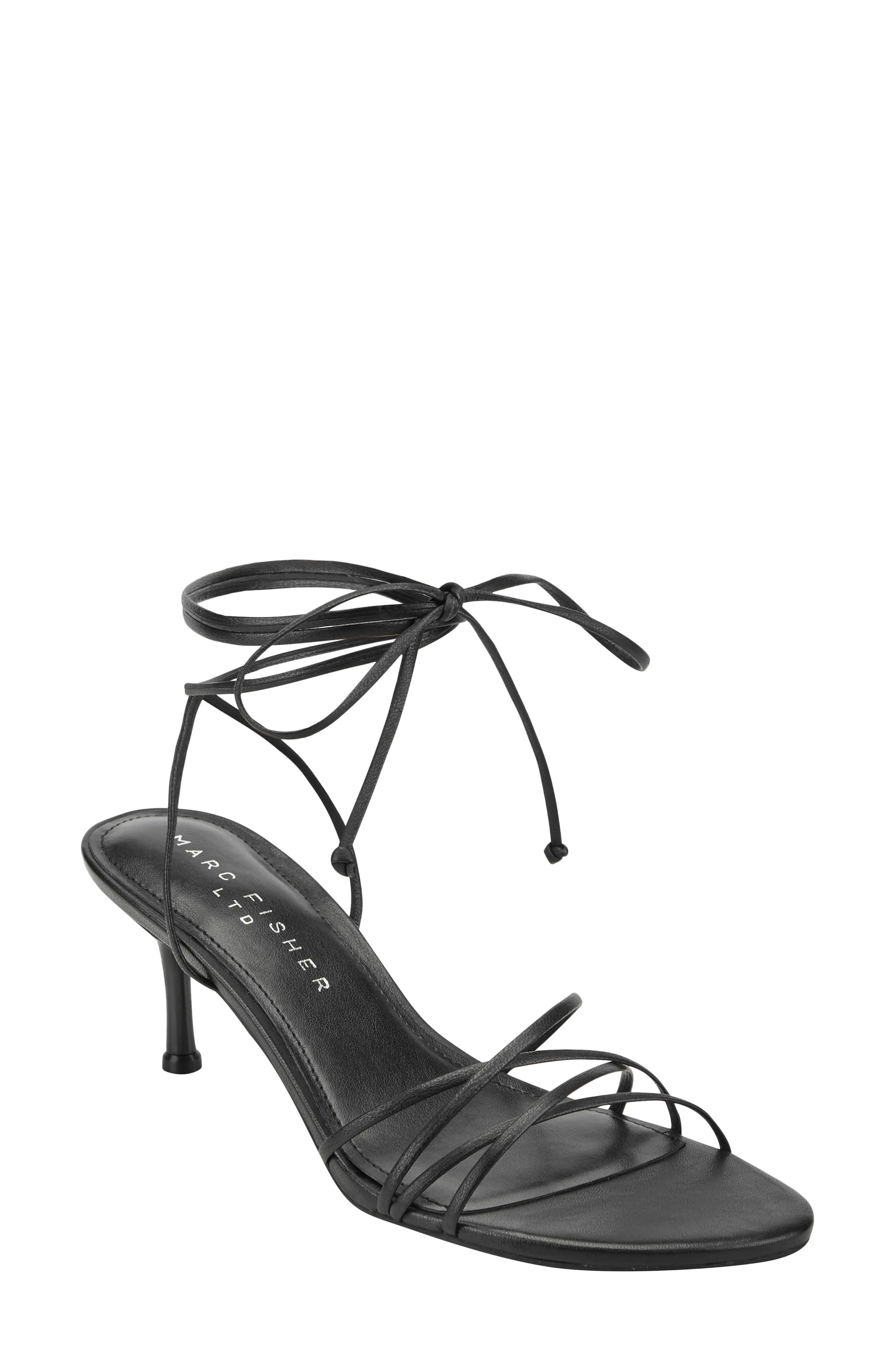 Gineva Ankle Wrap Kitten Heel Sandal (Women) | Nordstrom | Nordstrom