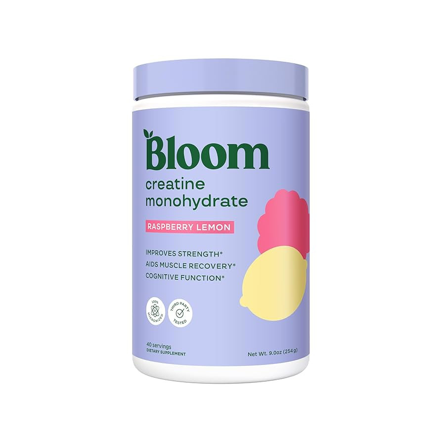 Bloom Nutrition Creatine Monohydrate Powder, 5g Micronized Creatine per Serving, Supports Muscle ... | Amazon (US)