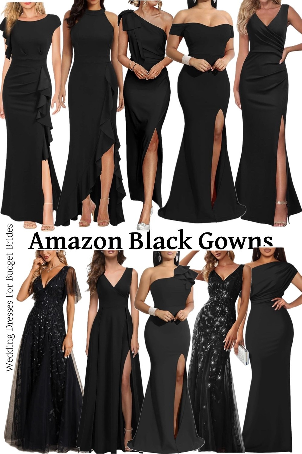 Beautiful black formal full length wedding guest dresses. All on Amazon for a summer-fall wedding. 

Special occasion dress, long wedding guest dress, formal dress, black full length dress, bridesmaid dress, bridal party dress, Amazon dress.

#LTKWedding #LTKSeasonal