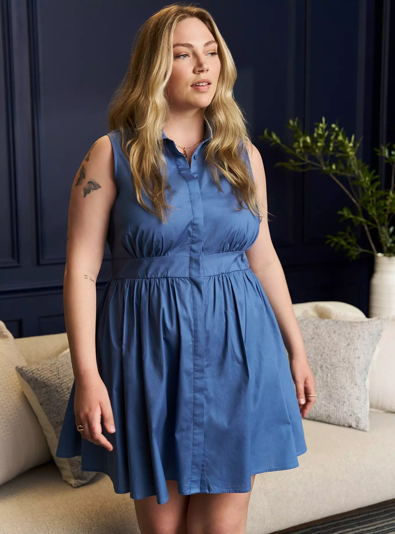 Belle Isle Collared Mini Dress | Torrid (US & Canada)