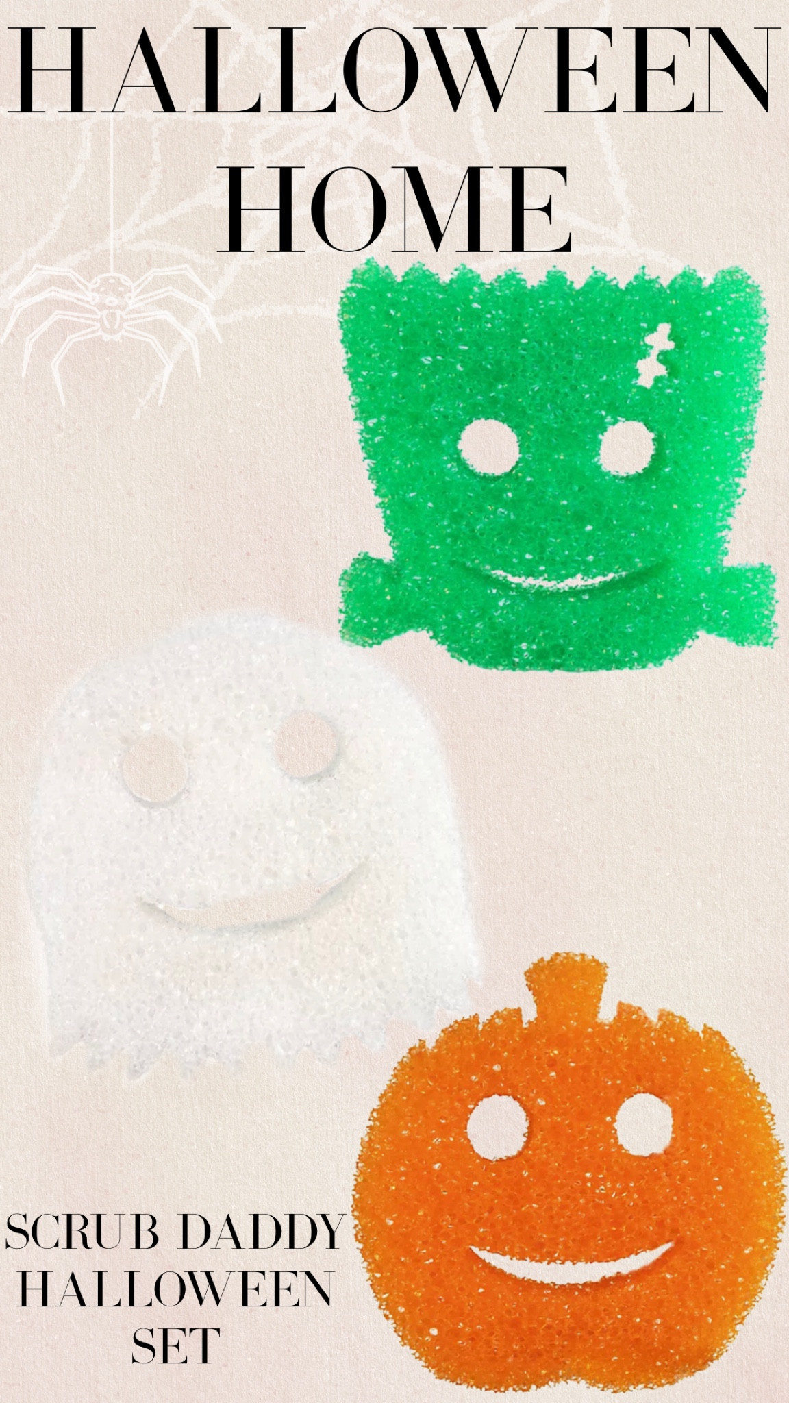 Home Kitchen Find
Special Halloween Edition 
Scrub Daddy 6 pack + 3 microfiber towel set
QVC 
 


#LTKhome #LTKunder50 #LTKSeasonal