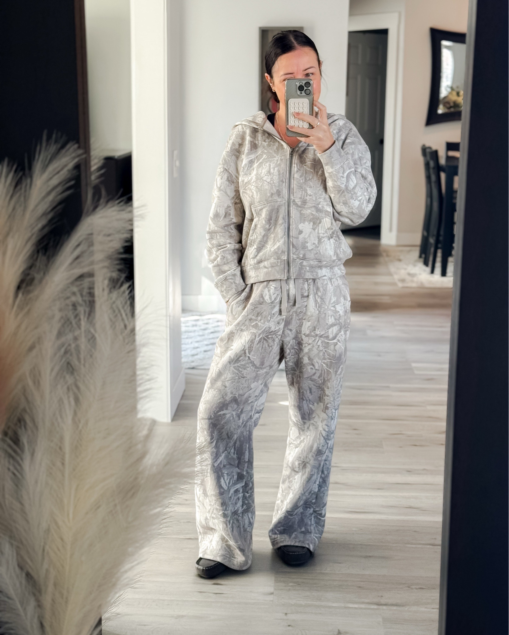 OBSESSED is an understatement!
This cream camo set is the definition of comfy-cool and it’s on major sale right now with BOGO 50% OFF — run, don’t walk. Comes in multiple color options.

The bootcut sweatpants are so flattering with the perfect relaxed drape, and the boxy zip-up hoodie gives that effortless off-duty vibe I love. Together they look elevated, cozy, and way more expensive than the price tag (especially on clearance). Perfect for errands, travel days, lounging, or styled up with sneakers and a slick bun.

Fit notes:
I’m 5’6” wearing Small in the bottoms and XS in the top. The fit is relaxed without feeling sloppy — chef’s kiss.

Trust me, you’ll want the full set… and maybe a second color while the BOGO deal is live!!

camo sweatsuit • matching sweat set • camo hoodie • bootcut sweatpants • loungewear set • affordable sweatsuit • athleisure outfit • casual matching set • comfy travel outfit • neutral camo set • zip up hoodie women • relaxed fit sweatpants • trendy lounge wear • everyday athleisure outfit • sale sweatsuit

#LTKStyle #SaleAlert #CamoSet #MatchingSet #SweatsuitStyle #ComfyChic #EverydayStyle #OffDutyLook #AthleisureWear #NeutralStyle #AffordableFashion #CasualOutfits #FallStyle #WinterLoungewear #TrendingNow #ViralFashion


#LTKSaleAlert #LTKootd #LTKTravel