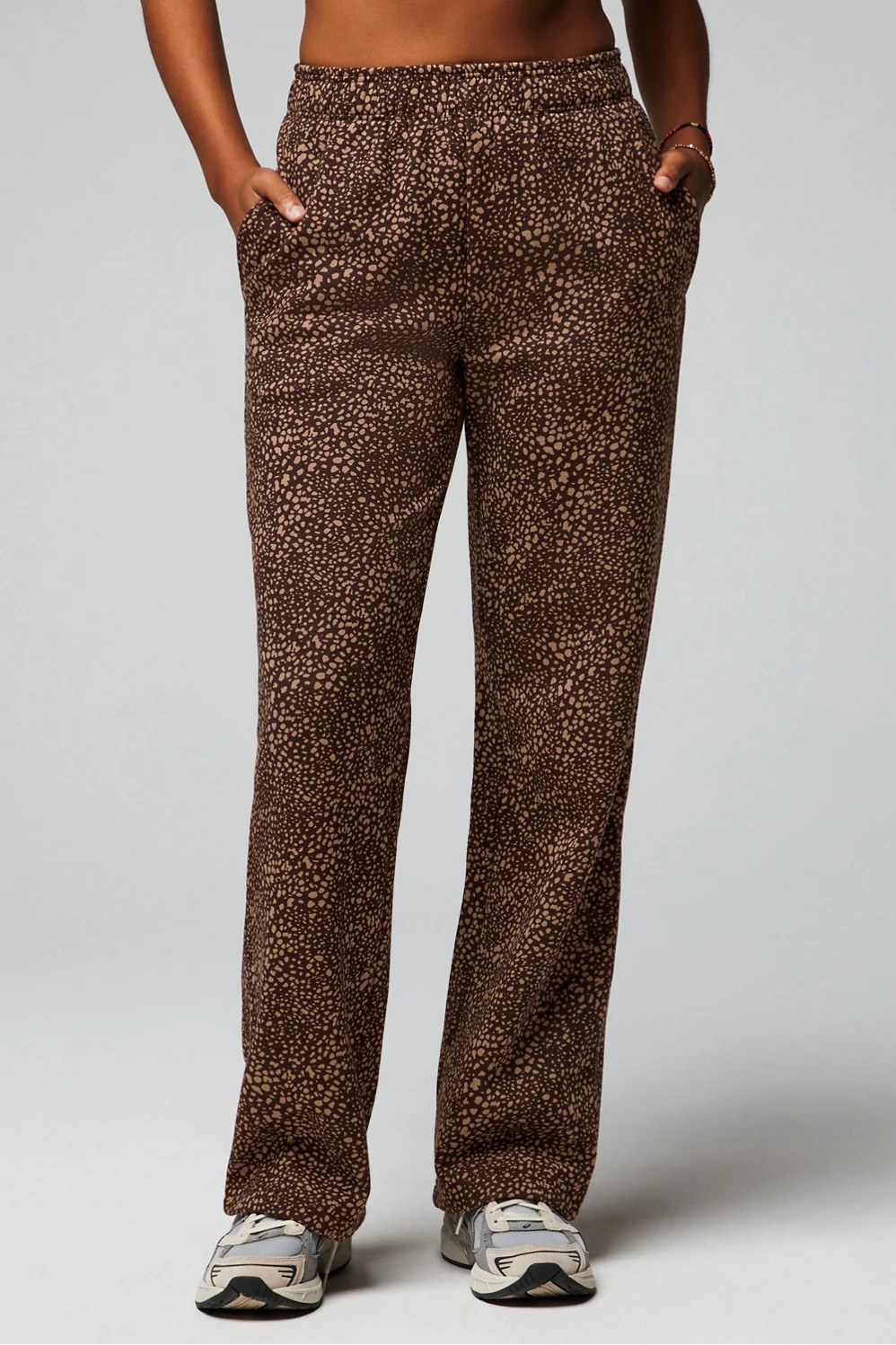 Cozy Fleece Wide Leg Sweatpant | Fabletics - North America