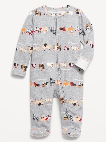 2-Way-Zip Sleep & Play Footed One-Piece for Baby | Old Navy (US)