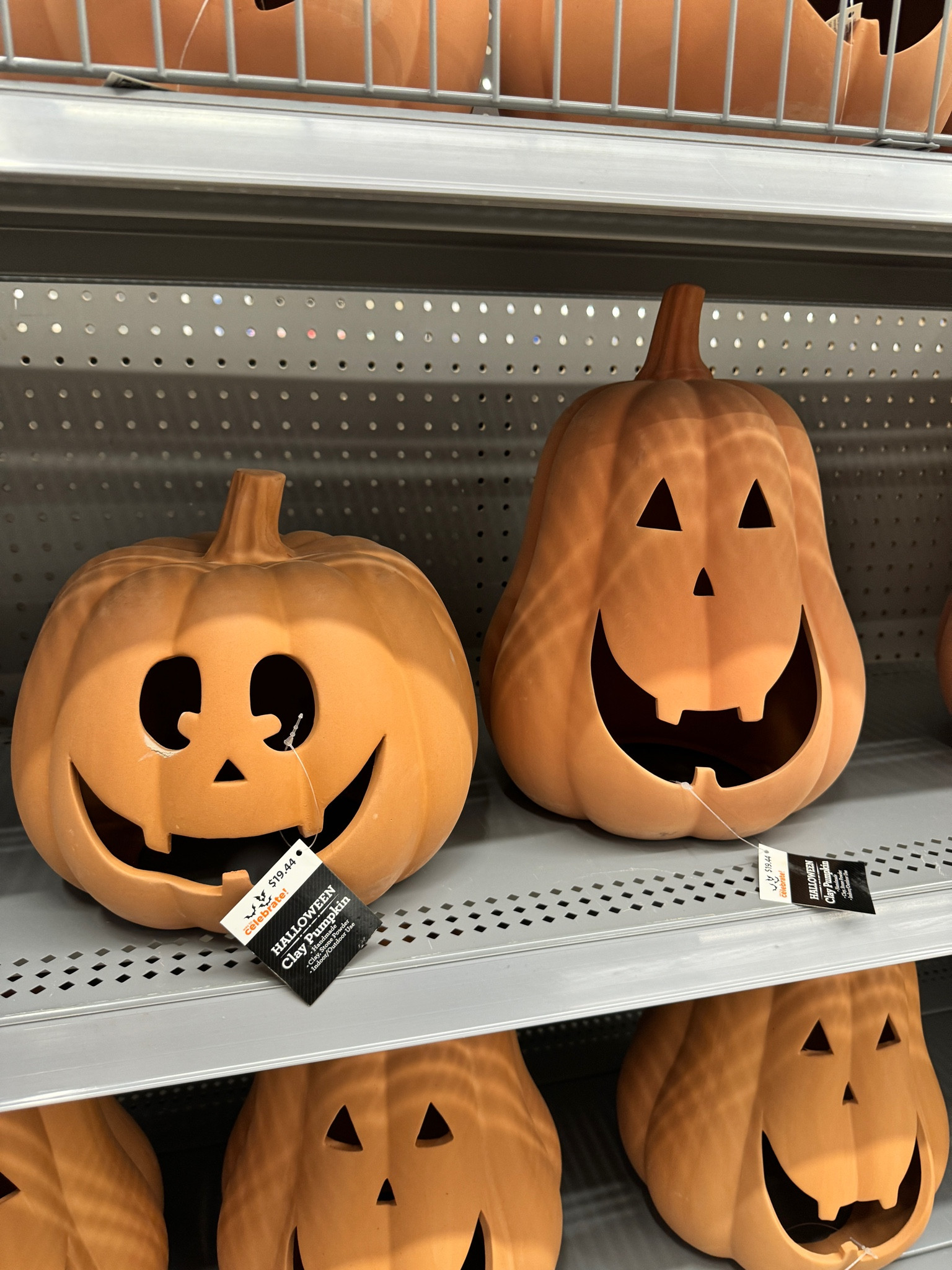 Pottery barn vibes at Walmart! Obsessed with these clay pumpkins, perfect fall decor with some led candles  🤩 #walmart 

#LTKHome