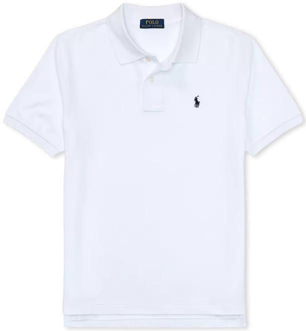 Big Boys Cotton Mesh Logo Polo Shirt | Macy's