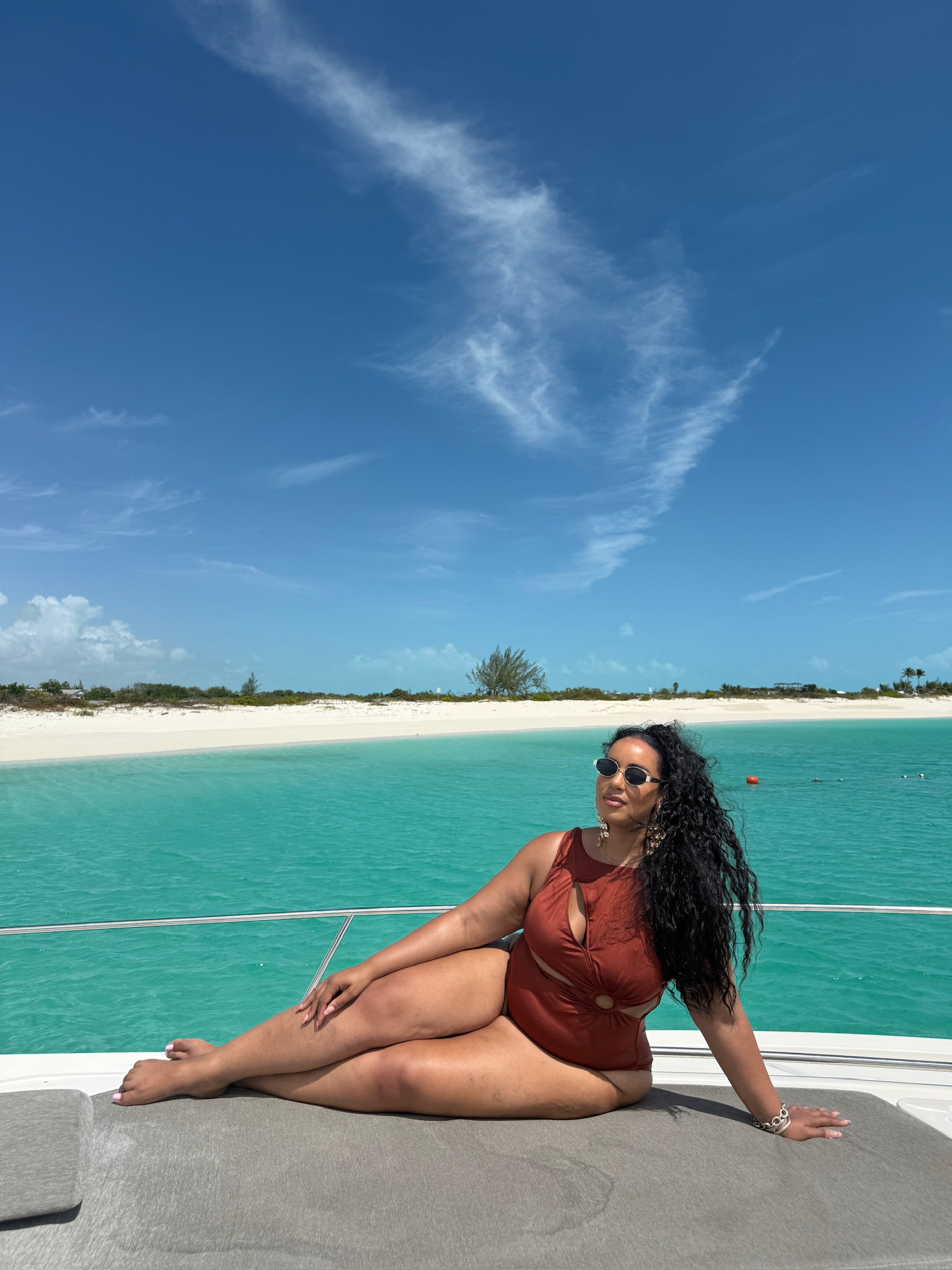 @swimsuitsforall doesn't miss 🐚  Wearing the color Cinnamon in this one piece ✨ 

 #LTKPlusSize #LTKSwim #LTKTravel