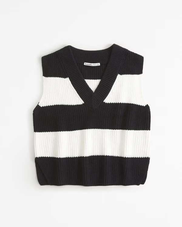 Women's V-Neck Sweater Vest | Women's Fall Preview | Abercrombie.com | Abercrombie & Fitch (US)
