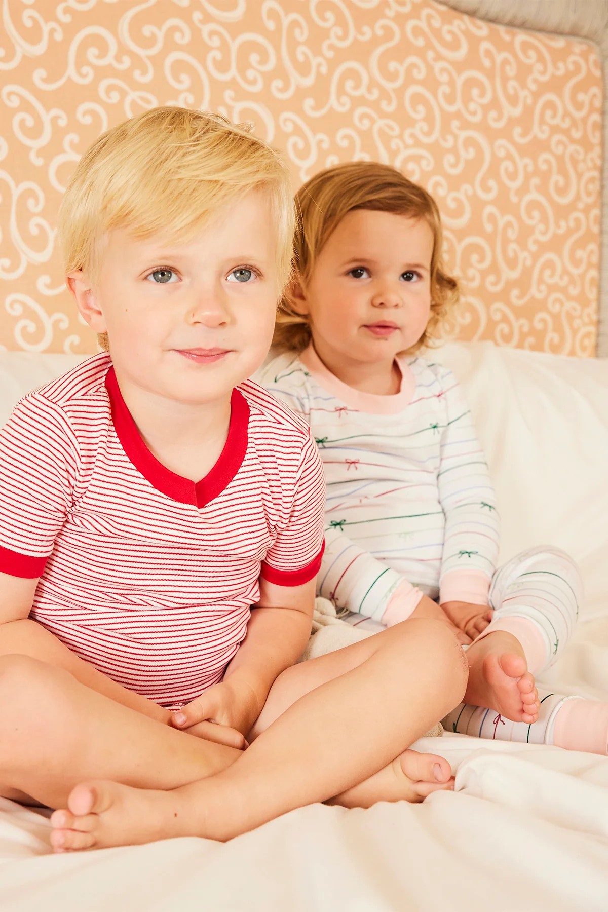 Kids Shorts Set in Classic Red | Lake Pajamas