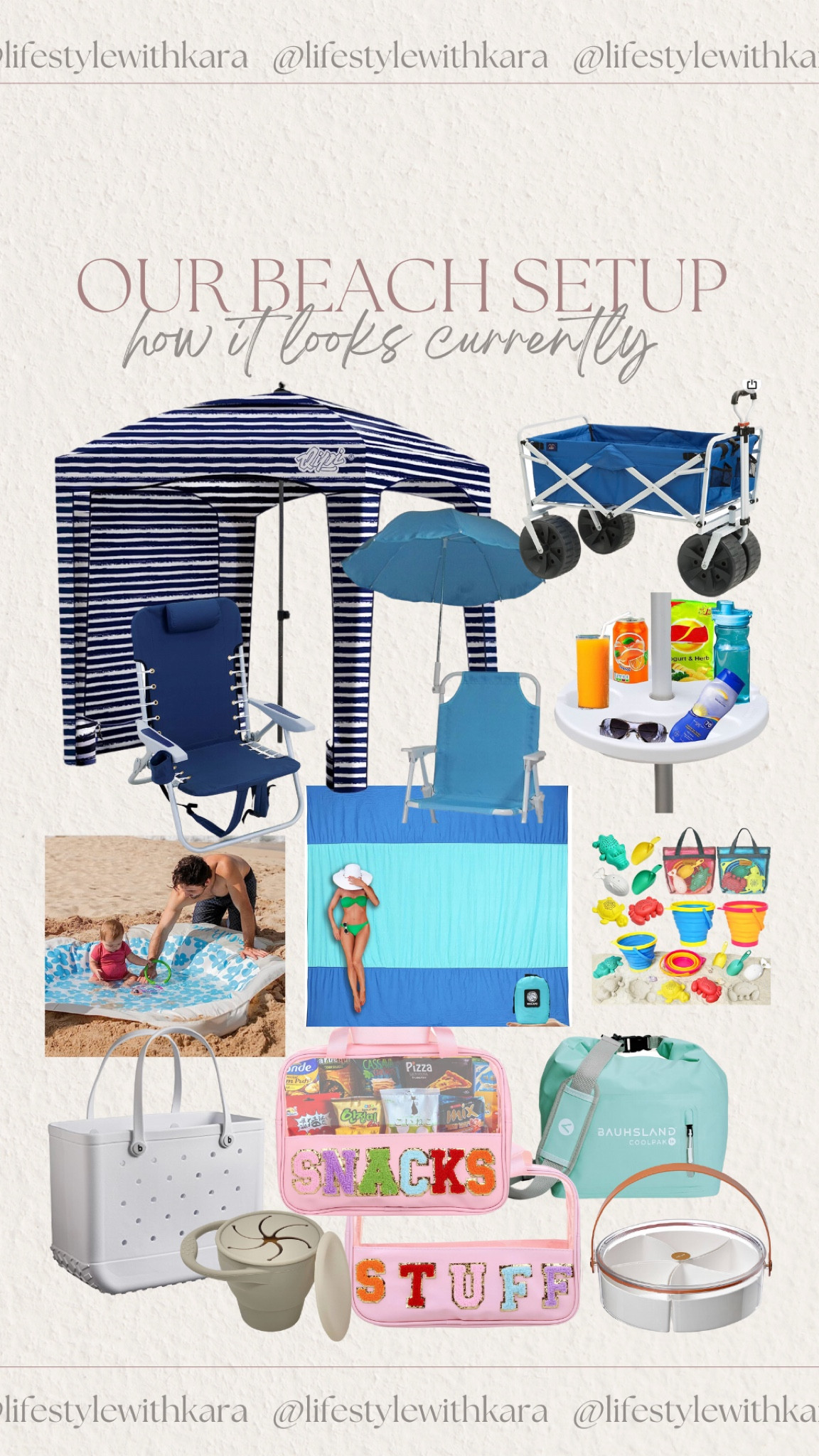 Our set up for the beach with two toddlers. I try and do less is more approach it makes life easier for mom and dad 👌🏼

Added the shower curtain because that’s the beach puddle hack we did that worked out nicely. But I still do recommend the beach puddle!

#LTKtravel #LTKSeasonal #LTKswim