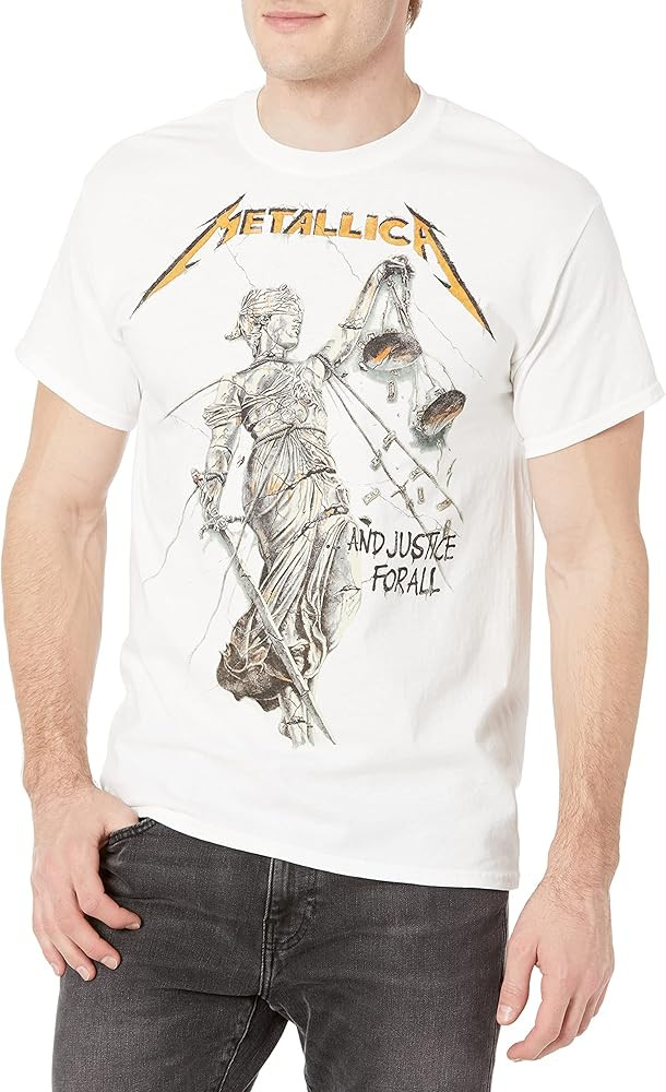 Metallica Men's Standard Justice for All T-Shirt | Amazon (US)