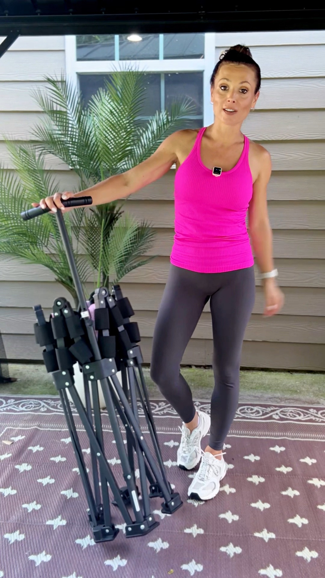 This mini trampoline gives me an easy way to get low-impact cardio at home, get my heart rate up, work my legs, challenge my balance, and get more movement into my day.

No complicated routine. No leaving the house. Just get on and move.

And I’ve realized something: the workout you enjoy enough to keep doing is worth a whole lot more to me than the workout I dread.

#AD
#HomeWorkout
#WomenOver40
#FitnessOver40
#LowImpactCardio
#RebounderWorkout