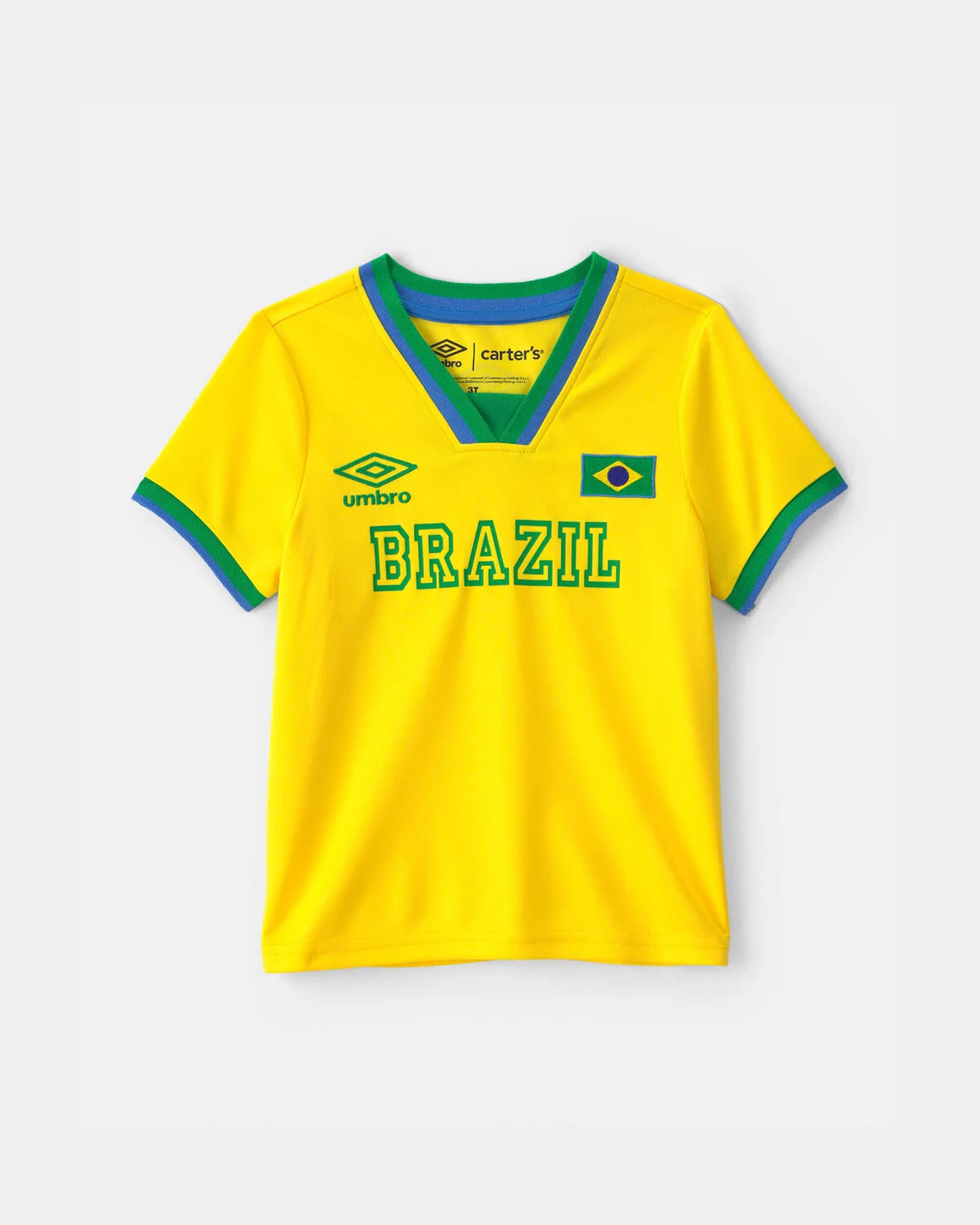 Toddler Umbro Brazil Soccer Jersey - Yellow/Green | Carter's | Carter's Inc