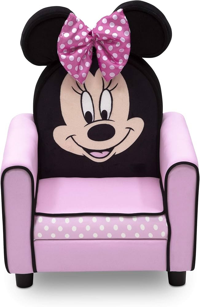 Delta Children Figural Upholstered Kids Chair, Disney Minnie Mouse | Amazon (US)