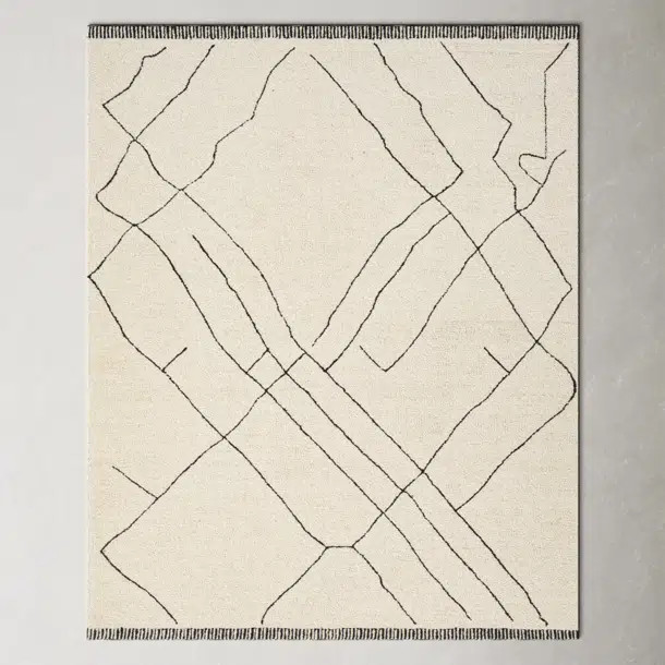 Isla Handmade Hand Tufted Wool Ivory Rug | Wayfair North America