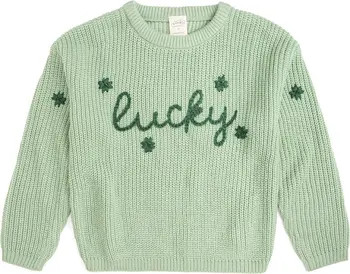 Lucky Shamrock St. Patrick's Day Knit Sweater | Nordstrom
