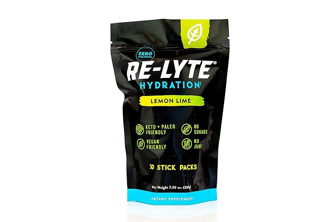 REDMOND Re-Lyte Electrolyte Drink Mix (Lemon Lime), 30 Stick Packs | Amazon (US)