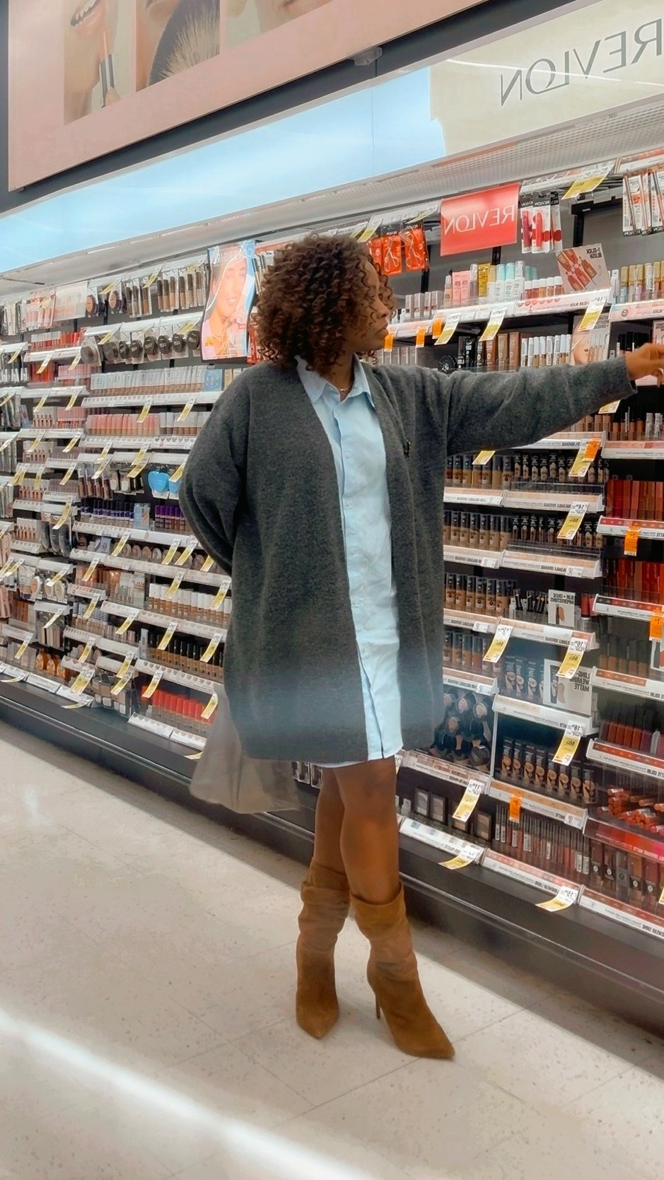 Styled my blue pinstriped shirtdress (usually a spring fave) with a soft grey cardigan and tan boots for an easy fall transition look. 

#FallStyle #TransitionalOutfit #OOTD #LTKStyle #LTKFallFashion #twistedsagestyle #StyleInspiration #WardrobeRemix

#LTKStyleTip #LTKWorkwear #LTKSeasonal