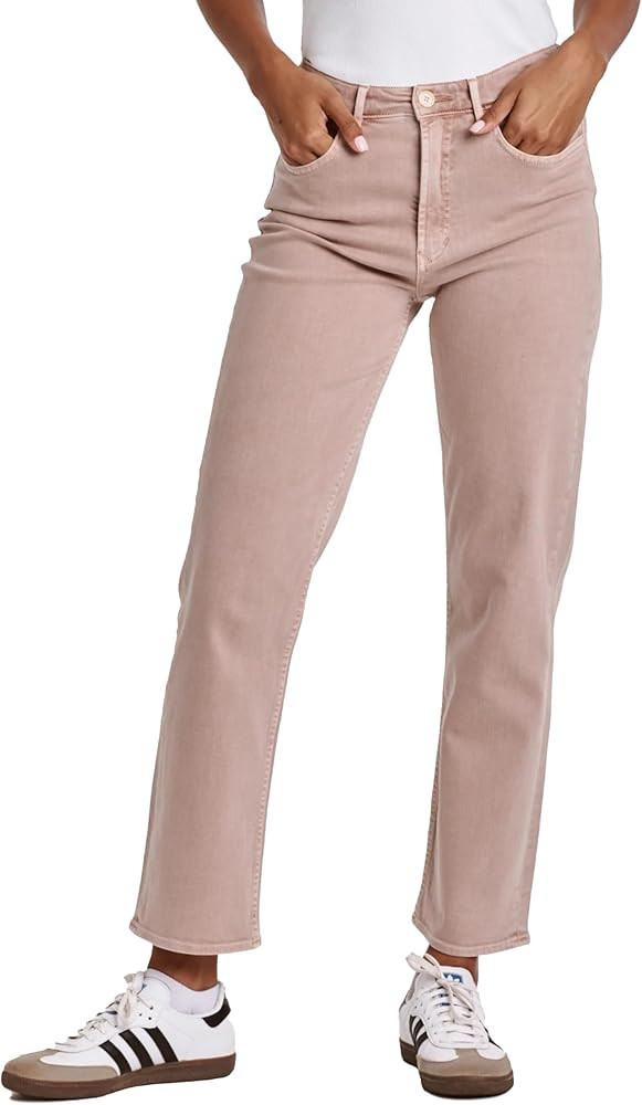 DEAR JOHN Women's 90S Super High Rise Ankle Straight Jeans | Amazon (US)