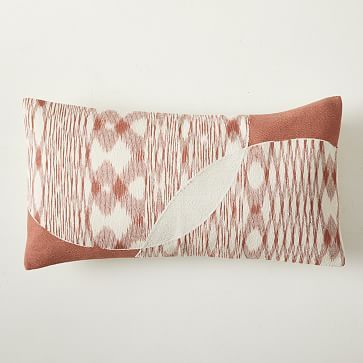 Shadow Graphic Pillow Cover - Burnt Umber | West Elm (US)