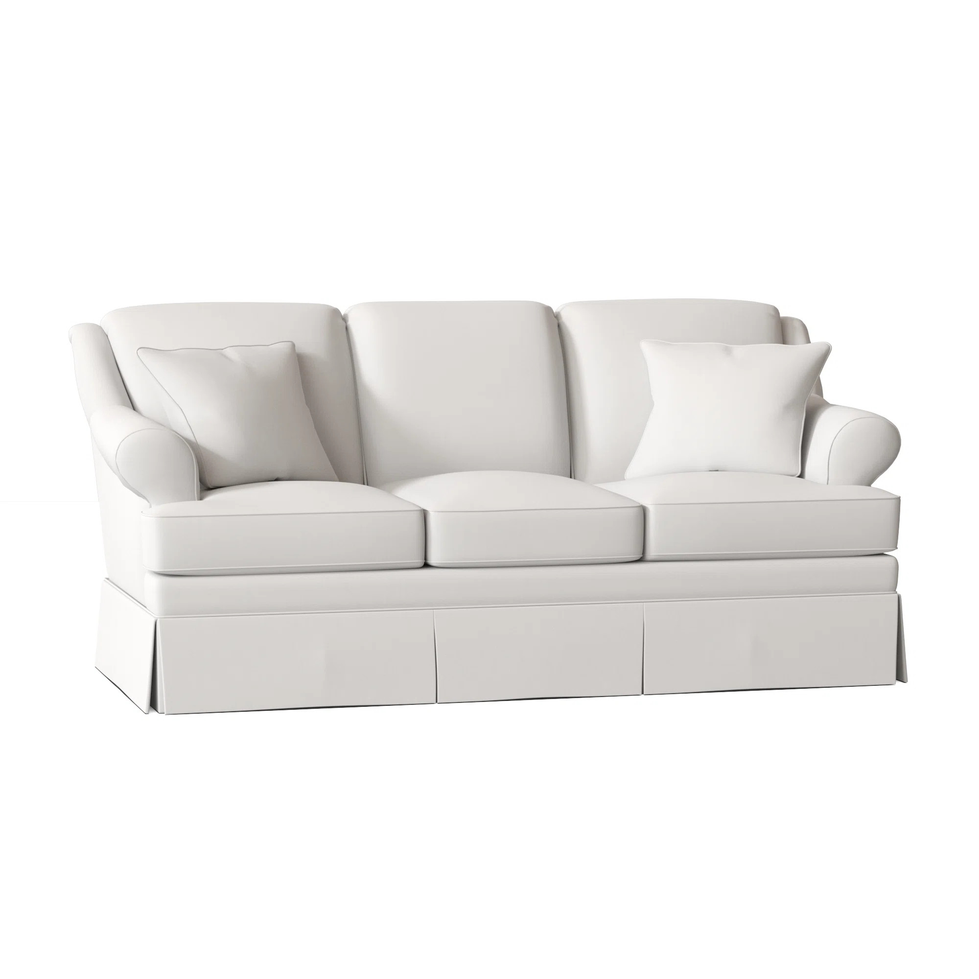 Connor 73" Rolled Arm Sofa with Reversible Cushions | Wayfair North America