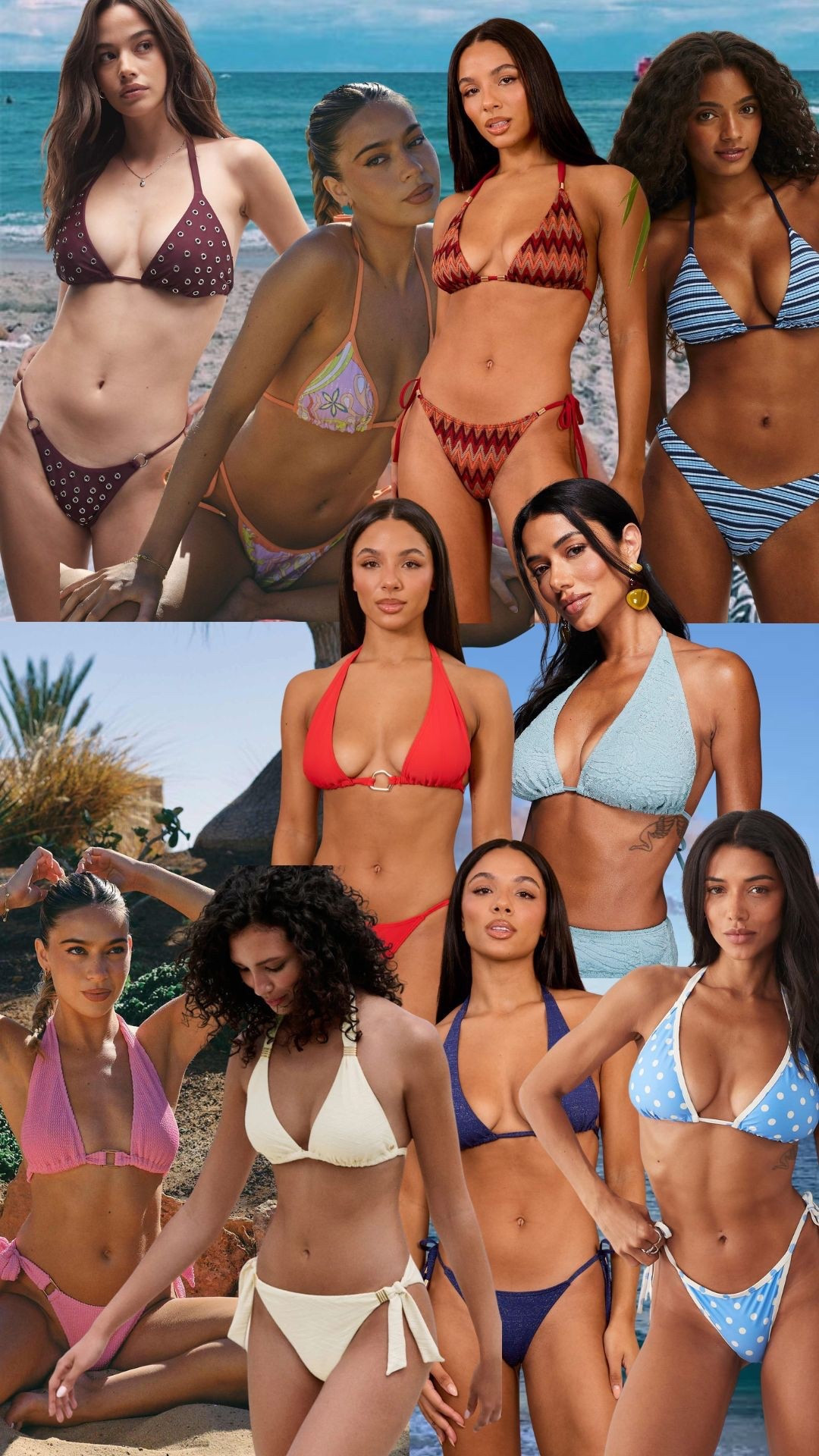 Halter neck bikinis! For reference, as a UK 28G I usually wear a UK 14/16 on top 🤍

#LTKstyletip #LTKswimwear #LTKuk