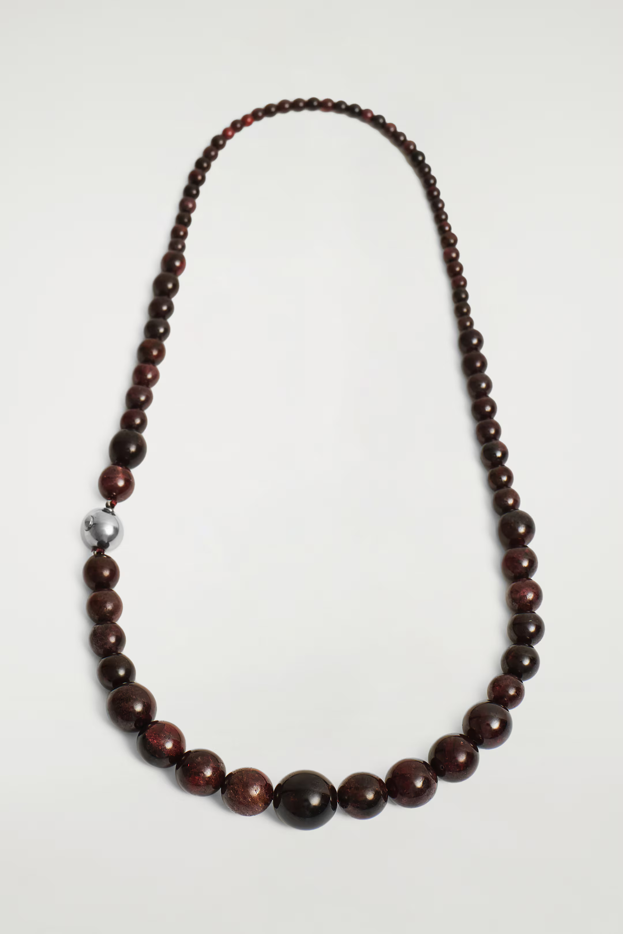 GARNET BEADED NECKLACE - DARK BROWN - Ladies | H&M GB | H&M (UK, MY, IN, SG, PH, TW, HK)