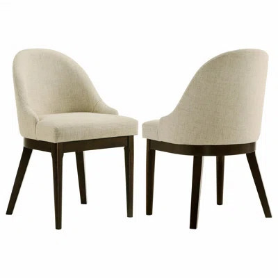 Two Pieces Side Chairs For Indoor, Upholstered Dining Chairs For Home | Wayfair North America