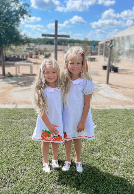  light Blue pumpkin print fall dress! Perfect pumpkin patch outfit 

#preppykids #gingham #bluegingham #pumpkinpatch 
#keds

#LTKHalloween #LTKkids #LTKfamily