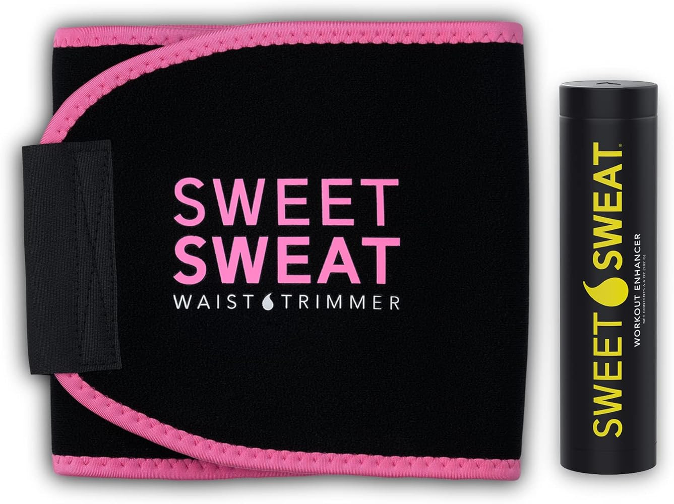 Sports Research Sweet Sweat Original Waist Trimmer (Pink, Medium) & Sweet Sweat Original Stick (6... | Amazon (US)